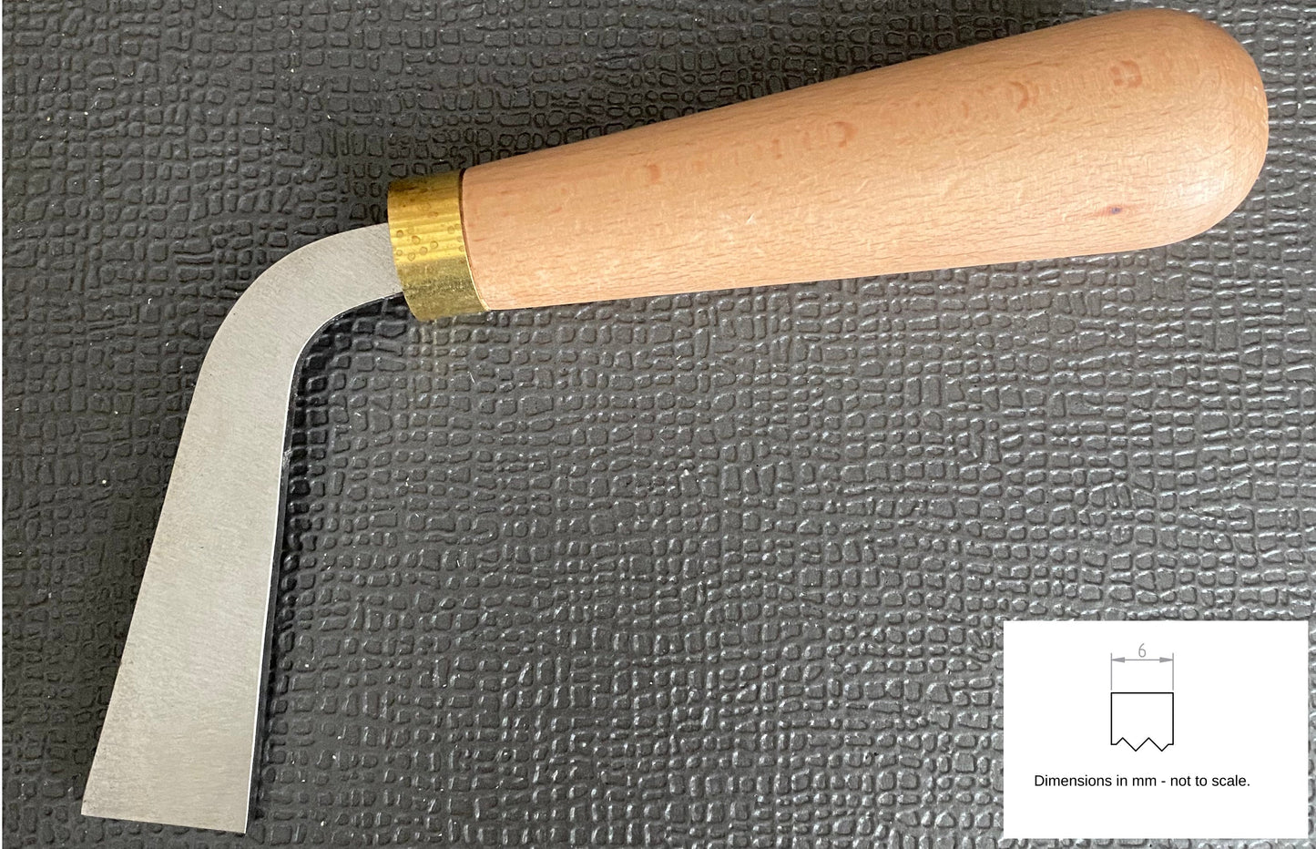 25mm x 6mm Flat Longnose Tuckpointing Iron