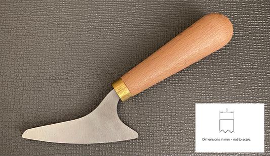 100mm x 8mm Flat Rounded Corner Tuckpointing Iron